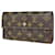 Louis Vuitton Porte tresor international Brown Cloth  ref.1342760
