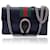 Gucci Borsa a tracolla Dionysus in pelle nera con piccole strisce Web Nero  ref.1342826