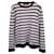 Dsquared2 Striped Sweater in Black and White Cotton  ref.1342838