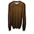 Maison Martin Margiela Pull Maison Margiela en Lin Marron  ref.1342846