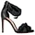 Alexandre Birman Ruffle-Embellished Sandals in Black Leather  ref.1342886