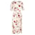 Maje Rondi Midi Dress in Floral Print Viscose Python print Cellulose fibre  ref.1342926