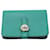Hermès Dogon Card Holder in Turquoise Leather  ref.1342953