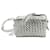 Bottega Veneta Mini Loop Camera Bag in Silver Lambskin Leather Silvery Metallic  ref.1342957