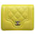 Chanel Mademoiselle Yellow Leather  ref.1343361