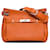 Hermès Hermes Orange Clemence Jypsiere 28 Arancione Pelle Vitello simile a un vitello  ref.1343738