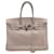 Hermès Hermes Birkin handbag 35 TAURILLON CLEMENCE DOVE GRAY LEATHER HAND BAG Beige  ref.1343784
