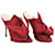 N°21  Sandals EU 40 cloth Dark red  ref.1344435