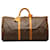 Louis Vuitton Keepall Monogram Brown 60 Cuir Toile Marron  ref.1345248