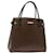 BURBERRY Hand Bag Leather Brown Auth bs13652  ref.1345390