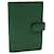 LOUIS VUITTON Epi Agenda PM Day Planner Cover Green R20054 LV Auth 71354 Leather  ref.1345421