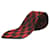 Pierre Cardin Corbata Negra con Escudo Rojo Black Silk  ref.1345551