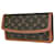 Louis Vuitton Pochette Dame Brown Cloth  ref.1346285