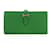 Hermès Béarn Green Leather  ref.1346440