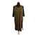 Isabel Marant Vestido de lino Uther Caqui  ref.1346490