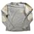 John Galliano Graues Langarmshirt mit Reißverschluss abnehmbaren Ärmeln. Golden Aus weiß Baumwolle  ref.1346493