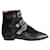 Isabel Marant Leather buckle boots Black  ref.1346564