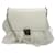 Bolsa de ombro com aba trapézio Mia em couro branco óptico da coleção Michael Kors  ref.1346653