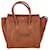 Céline CELINE Micro Luggage Handtasche aus Baby-Kalbsleder in Sienna Braun  ref.1346713