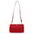 PRADA Borsa a Mano Pelle Tessuto Rosso  ref.1346774