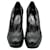 Autre Marque Tacones Negros de Piel Black Fur  ref.1346845