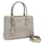 Prada Galleria Grau Leder  ref.1346897