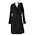 VALENTINO GARAVANI  Coats T.it 48 silk Black  ref.1347261