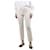 Alberto Biani Camisa branca de algodão com botões - tamanho UK 12 Branco  ref.1347352