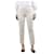 Isabel Marant Cream cotton-blend trousers - size UK 10  ref.1347357