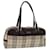 BURBERRY Nova Check Hand Bag Canvas Beige Auth 71011 Cloth  ref.1347582