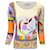 Etro Elfenbeinfarbener Pullover aus Seidenstrick mit Multi-Print Mehrfarben  ref.1347671