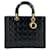 Lady Dior Large Zip Cannage Lambskin Leather 2-Ways Tote Bag Black  ref.1347672