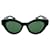 Gucci Occhiali da sole GG Marmont CAT in acetato Verdi Verde Plastica  ref.1347673