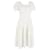 LoveShackFancy Puffed Sleeve Dress in White Cotton  ref.1347721