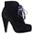 Proenza Schouler Lace-Up Boots in Navy Blue Suede  ref.1347725