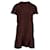Saint Laurent Heart-Print Mini Dress in Black Cotton Red  ref.1347768