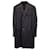 Givenchy Long Pinstripe Coat in Black Wool  ref.1347881