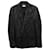 Saint Laurent Double-Breasted Jacket in Black Leather  ref.1347896