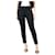 Jil Sander Black slim-leg trousers - size UK 14 Modal  ref.1347916