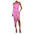 Alexandre Vauthier Pink ruched halterneck dress - size UK 6 Viscose  ref.1347918
