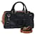 LOEWE AMAZONA 28 Multiplication Hand Bag Leather 2way Black Brown Auth 71072A  ref.1347964