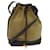 LOEWE Anagram Shoulder Bag Suede Yellow Auth fm3351  ref.1348011