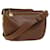 GUCCI Horsebit Shoulder Bag Leather Brown Auth bs13592  ref.1348041