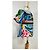 Blusa 120% LINO in lino multicolore - vista 2
