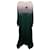 Robe du soir ornée Oscar de la Renta en crêpe de soie et tulle de polyester émeraude Vert  ref.1348144