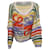 Loewe Anagram Appliqué Striped Sweater in Multicolor Mohair Wool  ref.1348159
