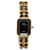 Relógio Chanel Premiere Chaine em aço inoxidável com quartzo dourado Preto Couro Metal Bezerro-como bezerro Banhado a ouro  ref.1348234