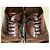Autre Marque Magnanni Scarpe Stringate in Pelle e Scamosciato Marrone 41 - vista 4