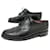 JM WESTON lined SOLES SHOES 588 Derby 7.5D 41.5 BLACK LEATHER SHOES  ref.1348318