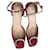 Ballerina Dior Rosso Pelle verniciata  ref.1348416